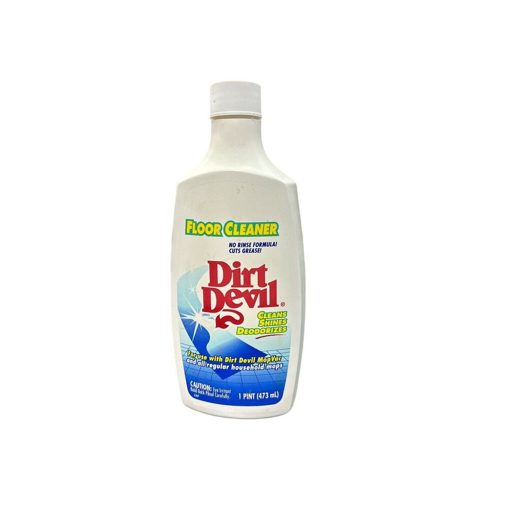 Vintage Dirt Devil Floor‎ Cleaner 16 Oz Bottle Liquid for MopVac Rare